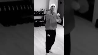 Justin Bieber dancing for YouTube shorts