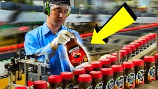 HOW NESCAFÉ☕| soluble COFFEE is MADE How INSTANT COFFEE is PRODUCED