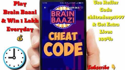 BRAIN BAAZI CHEAT CODE FOR 9TH MAY AT 9:00 PM | CHEAT CODE | WIN 1 LAKH 💰 | #Brainbaazi