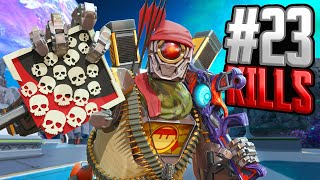 Pathfinder 23 KILLS and 6K Damage Apex Legends Gameplay Season 21