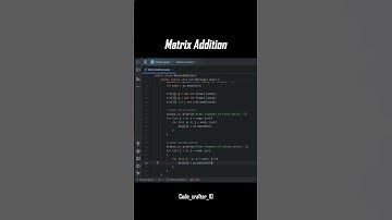 🧮 Java program for matrix Addition | Beginner Friendly | #javaprogramming #coding #ytshorts #viral