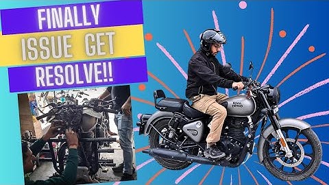 Handle noise problem solved | Cone-set problem on Classic 350 Reborn | step by step in Detail