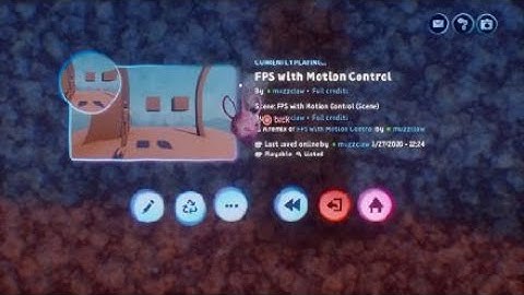 Dreams FPS Motion Control with Tilt/Lean