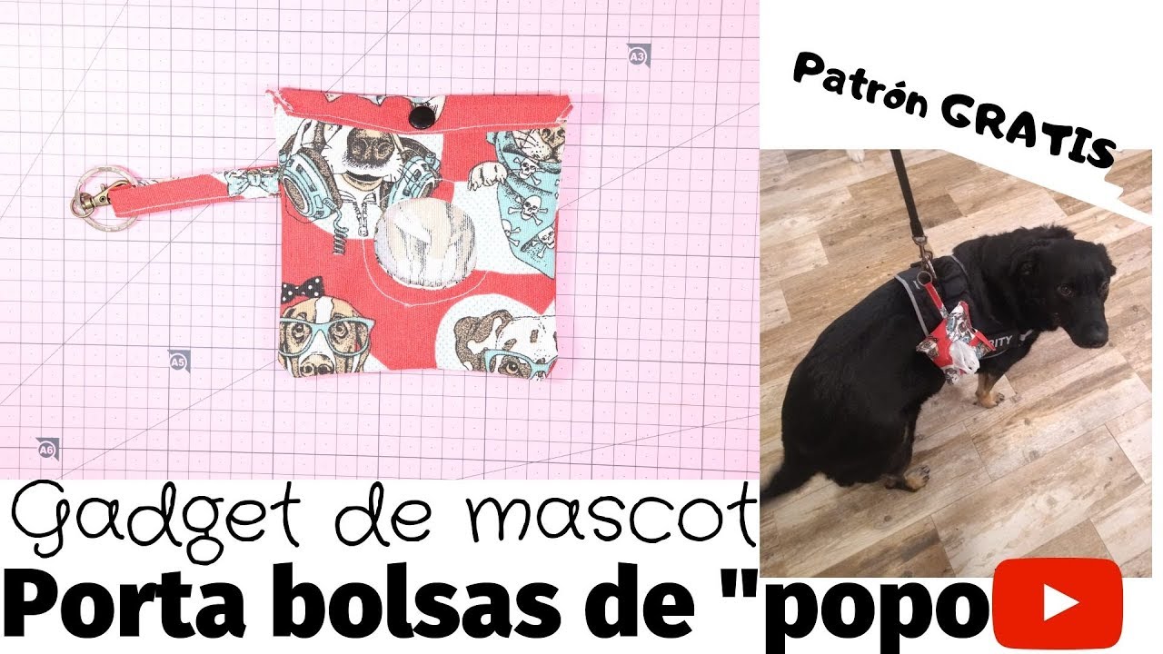 Cómo hacer un porta bolsas recoge popo para nuestras mascotas, COSTURA DIY