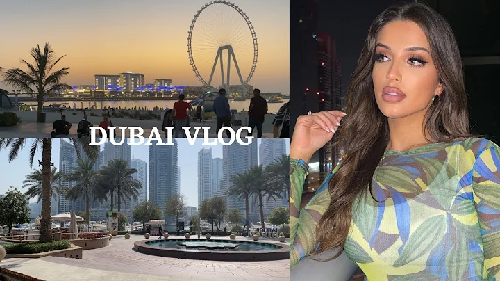 VLOG: Dubai - JBR Beach, food, getting lash extens...