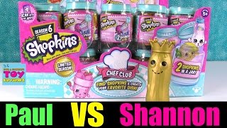 Paul vs Shannon Shopkins Chef Club Season 6 Challenge Opening | PSToyReviews