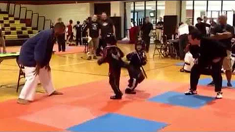 Kenzi Bass Sparring at Janis Fraley's Tournament i...