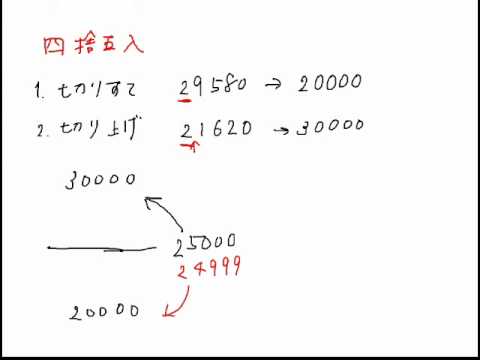 およその数 四捨五入 Youtube