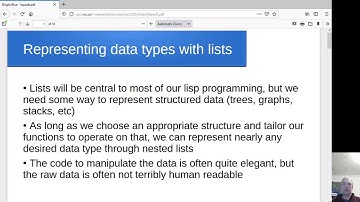 Lisp: using lists for adt implementations