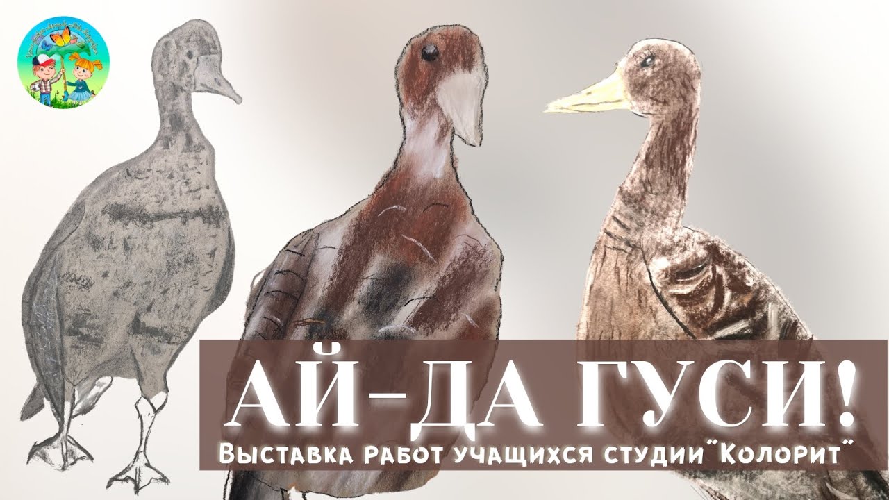 Подработка гусь. Парочка гусь да гагарочка.