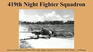 419th Night Fighter Squadron