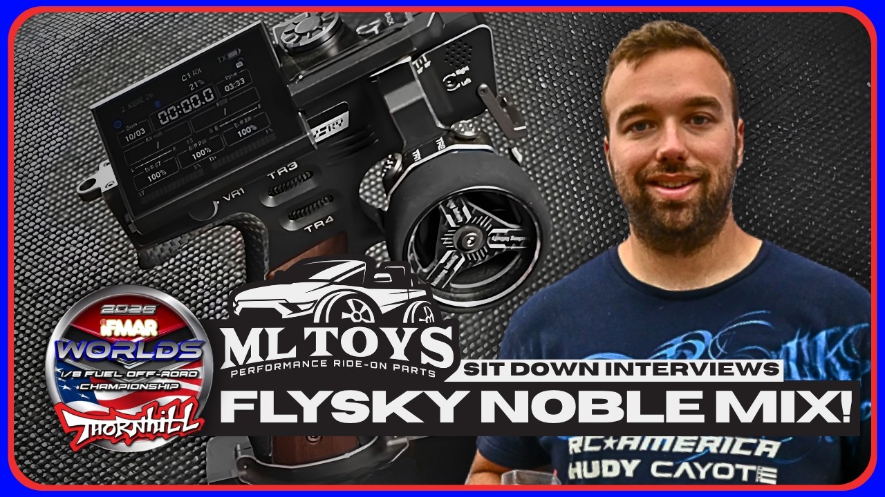 Dakotah Phend Shows His New FlySky Noble Mix Radio! | Presented by ML Toys