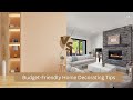 Budget-Friendly Home Decorating Tips – Easy Ideas for U.S. Homeowners