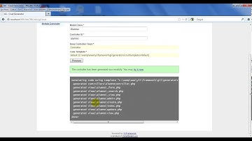 Aplicacion web utilizando framework YII