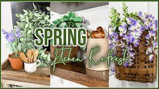 2025 SPRING KITCHEN REFRESH | Decorate with Me | Spring Home Decorating Ideas