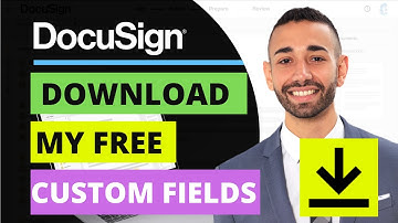 How To Create DocuSign Template Custom Fields To QUICKLY Build Envelopes & Templates