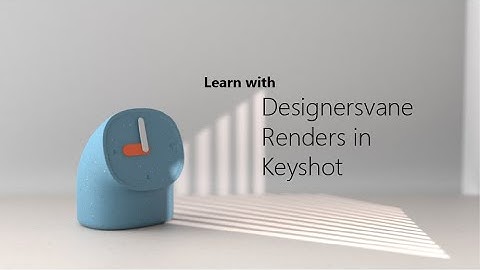 Render a simple scene in Keyshot