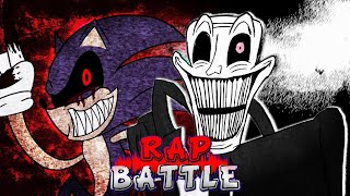 Sonic.EXE vs Trollge - Rap Battle! (Ft. Fightmarker and JustGamer)