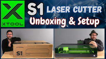 XTOOL S1 Laser Cutter: Complete Unboxing & Setup - S1 Basic Kit, with Air Assist