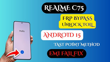 Realme C75 RMX3941 Android 15 New Security One Click Erase FRP UnlockTool Via Test Point
