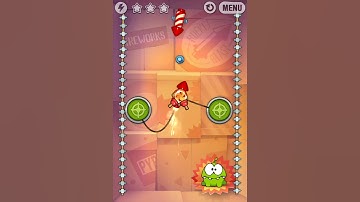 Cut The Rope Experiments 4-16 Rocket Science Walkthrough /  Solution Level Guide. 3 Stars.