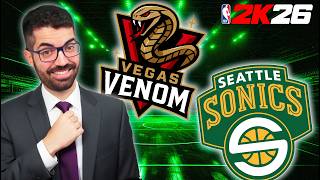 ¡SUPERSONICS y LAS VEGAS llegan a la NBA! TUTORIAL NBA 2K