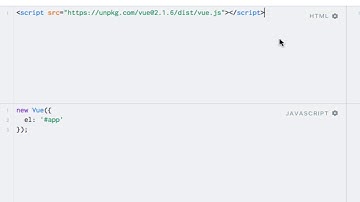 Hello World (Vue instance & string interpolation)