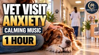 Calming Music for Dogs During Vet Visits | Help Your Dog Relax & Feel Safe | 1 Hour