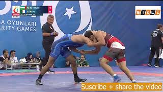 Abdelkader Ikkal (Algeria) vs Navruzov Ikhtiyor (Uzbekistan) Bronze medal match Freestyle 79kg