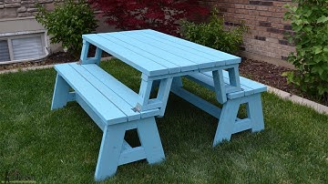Convertible Picnic Table and Bench