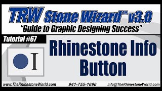 TRW Stone Wizard 3.0 Tutorial Video 67 Rhinestone Info Button Wealth