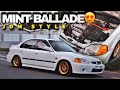 BRAD’S 2000 JDM STYLED HONDA BALLADE IS MINT!!! 😳😍 #honda #ballade #jdm