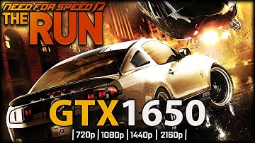 NFS The Run Test in GTX 1650 [720p, 1080p, 1440p, 2160p Max Settings]