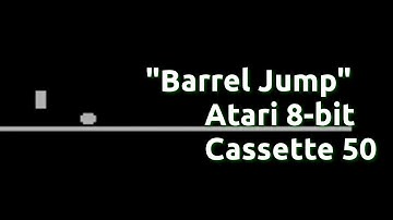 Barrel Jump (Atari 8-bit Cassette 50 Game 24)