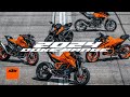 The 2024 ktm duke range  ktm