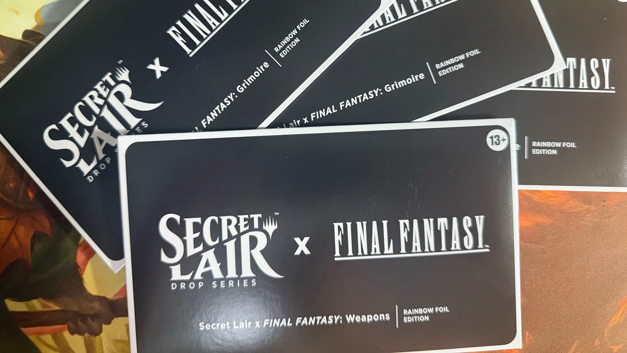Final Fantasy Secret Lair Opening - YouTube