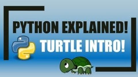 Introduction to TURTLE GRAPHICS with Python!