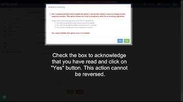 Enable E Invoicing Option to Create Tax Invoice with QR Code as per the new E-invoicing regulation