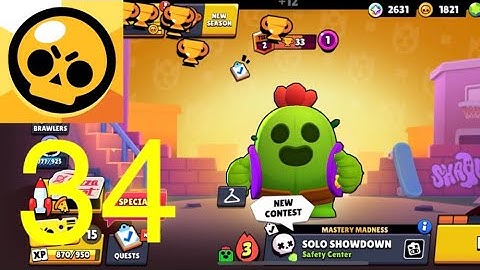 Brawl Stars - Gameplay Walkthrough Part 34 - Spike (iOS, Android)