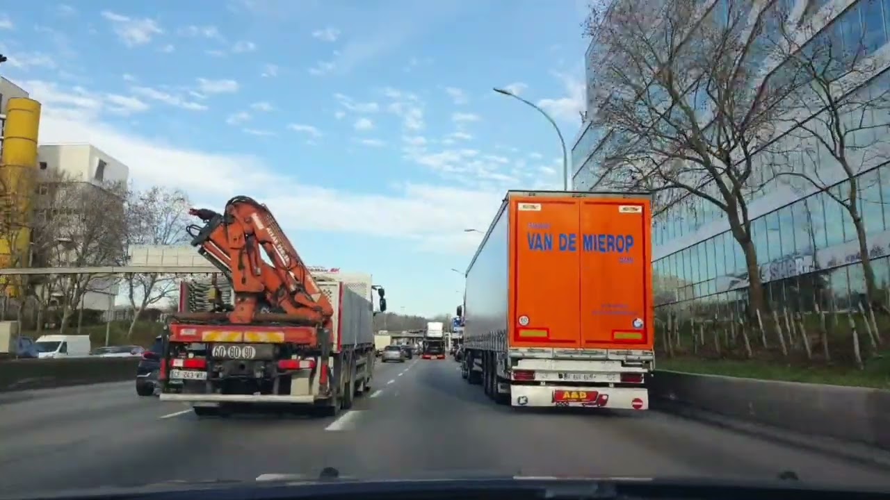 [파리 변두리 드라이브] 공항으로 갑니다... 오늘은 1 터미널이네요... 2x배속