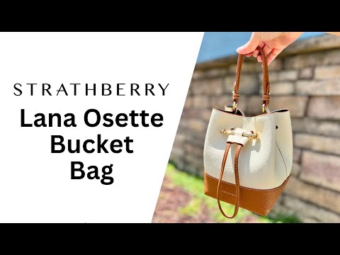 STRATHBERRY Lana Osette Drawstring Leather Crossbody Bag