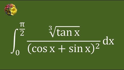 3rd method to evaluate the definite integral using basic techniques (Mis-3122AA)