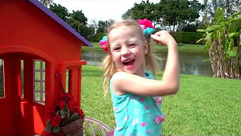 Stacy builds and repairs playhouses.