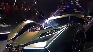 Новый концепт-кар Lamborghini.
Lamborghini показала концептуальный суперкар Lambo V12 Vision Gran Tu