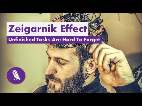 Zeigarnik Effect: Unfinished Tasks Are Hard To Forget [Cognitive Bias]