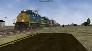 (MSTS/Open Rails) BNSF Intermodal Shuttle With CSX Power (Circa 2011)