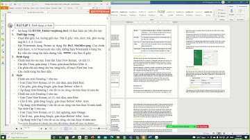 Word_Định dạng Style, MultiLevel List