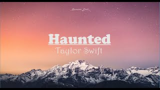 Video Lyrics ||  Haunted || Taylor Swift Resimi