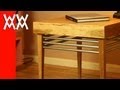 Build a wood and steel end table Build a wood and steel end table