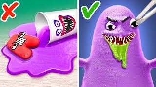 Grimace Monster From Alphabet Lore Genius Food Hacks And Diy Halloween Treats